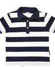 Striped Polo Navy Stripe