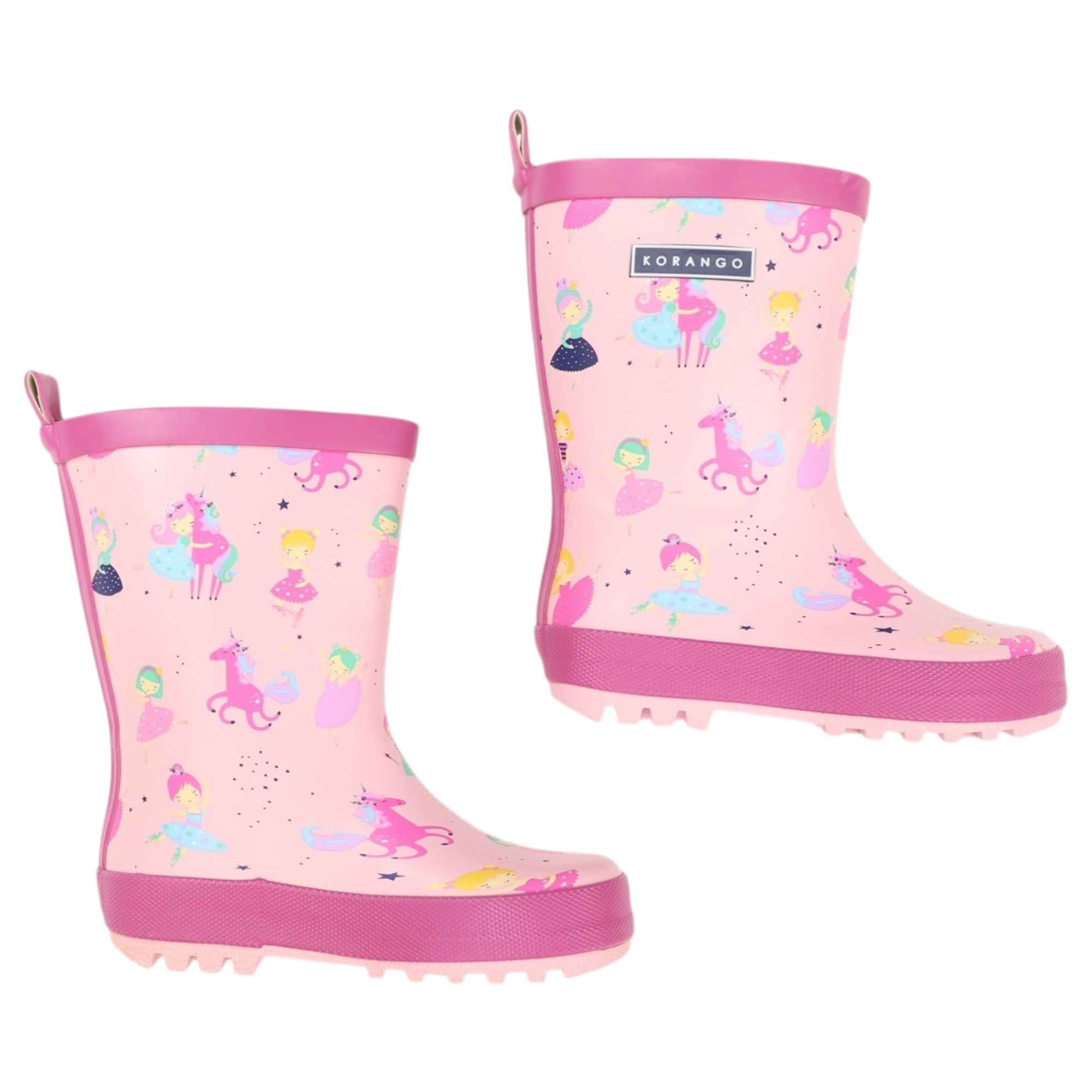 Dancing Unicorn Gumboot Pink