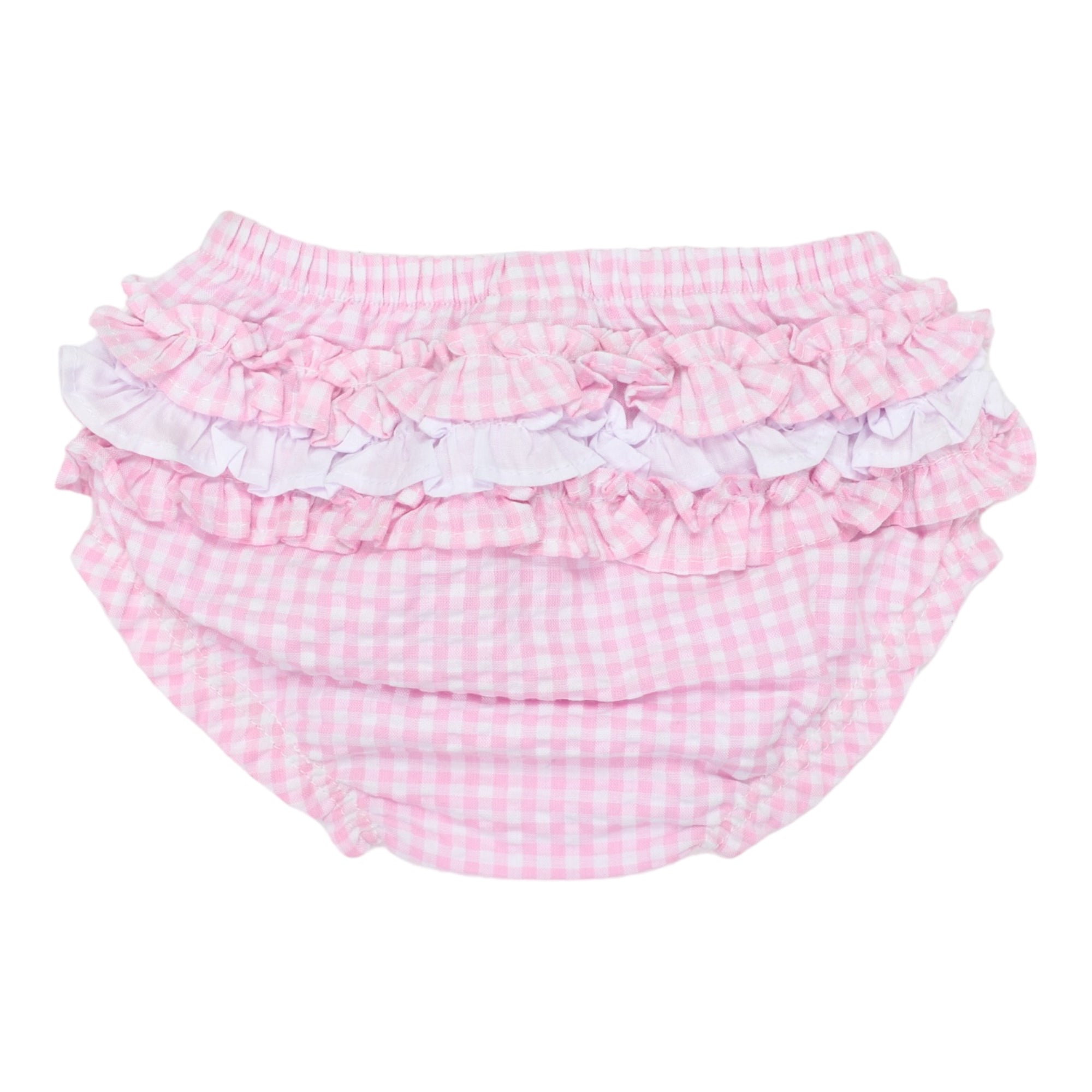 Seersucker Frill Pant Pink