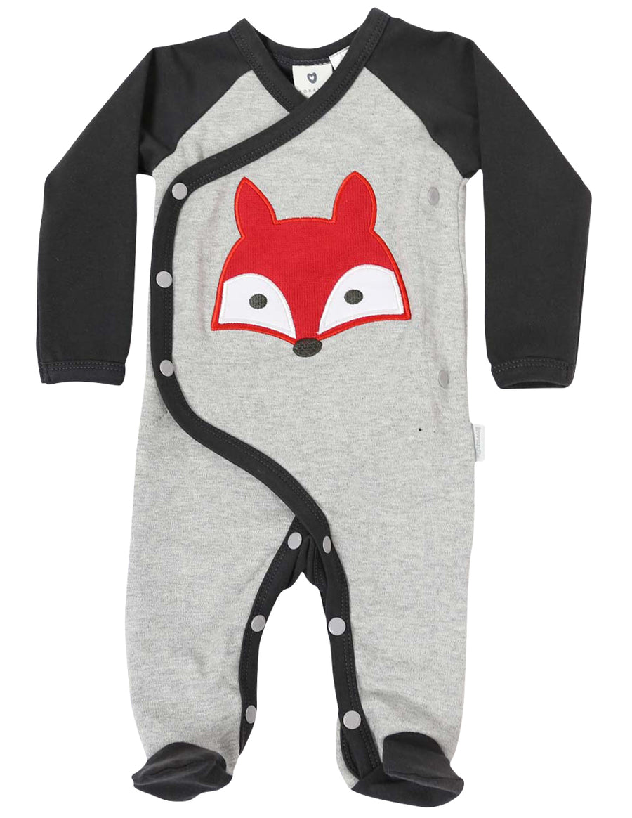 Mr Fox Long Sleeve Romper