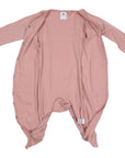 Organic Pointelle Romper Pink