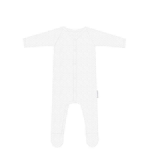 Organic Pointelle Romper White