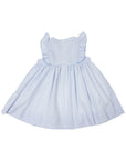 Hand Smocked Dress Blue