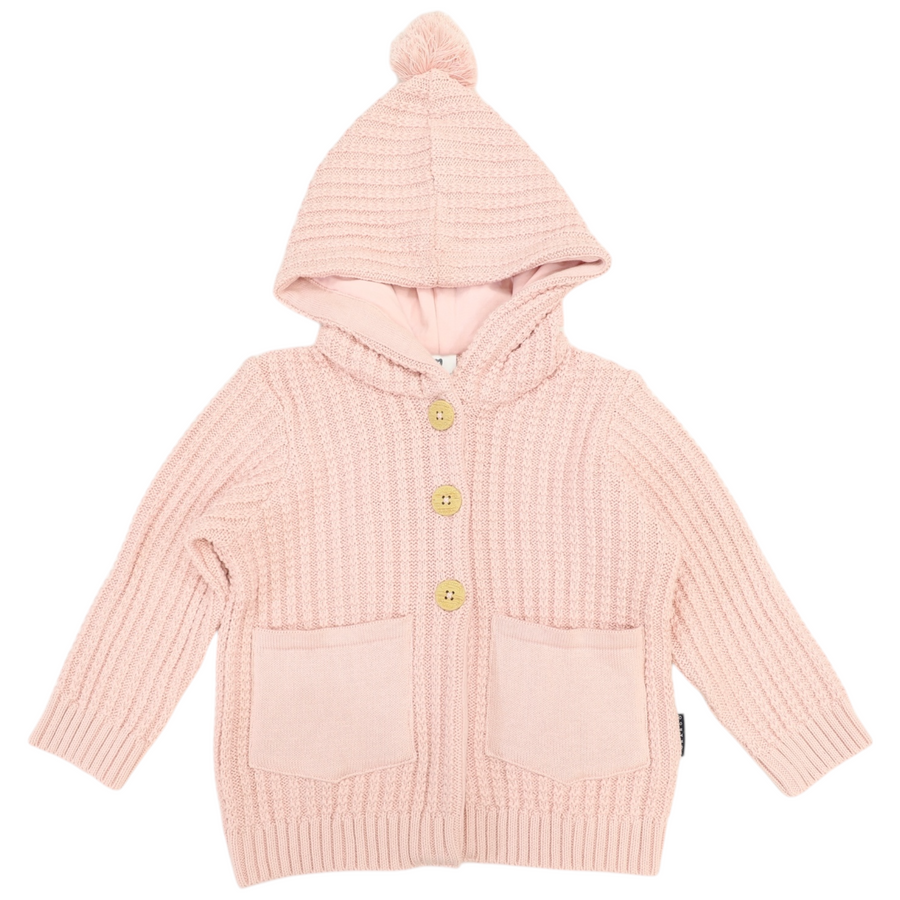 Knit Jacket Pink