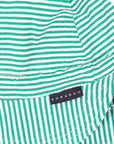 Cotton Legionnaires Sun Hat Green Stripe
