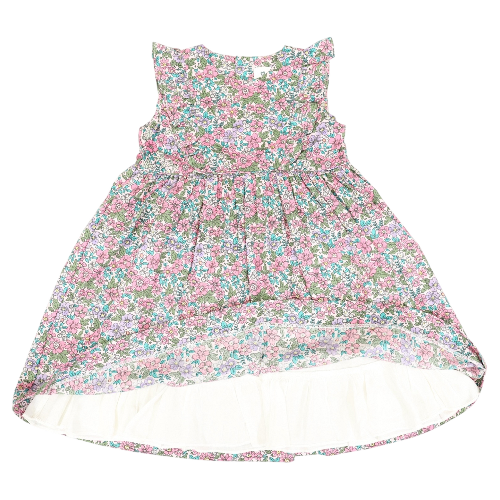 Bold Floral Dress Pink Floral