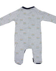 Tram Double Zip Romper Grey