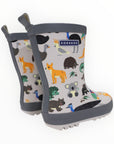 Australian Animal Printed Gumboot Grey