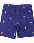 Emb. Short Navy