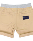 Stretch Twill Short with Elasticised Waist Sheepskin