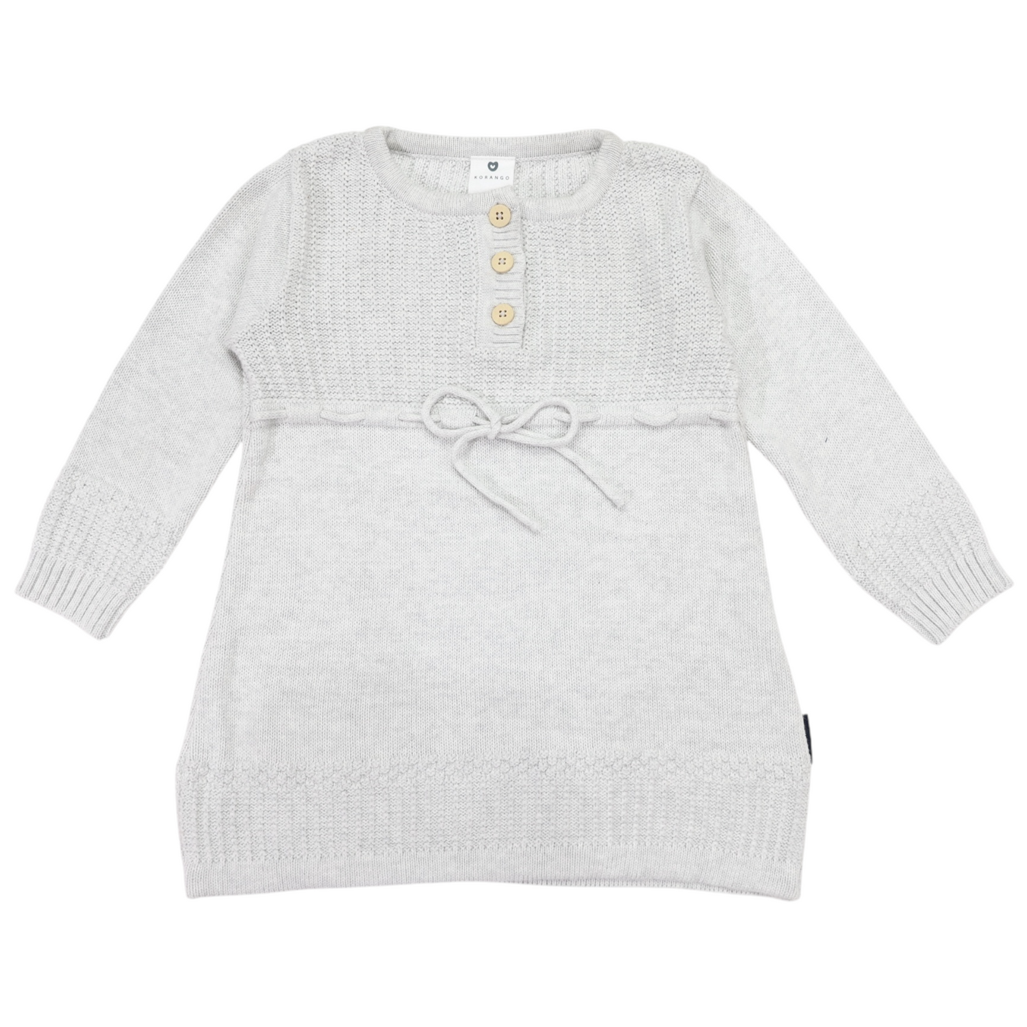 Knitted Dress Grey Marle