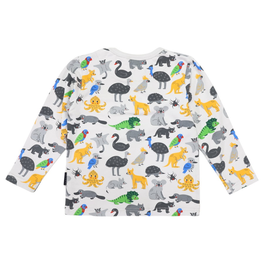 Australian Animal Tee Grey