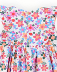 Smocked Bold Floral Sunsuit