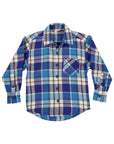 Check Flannel Shirt Blue