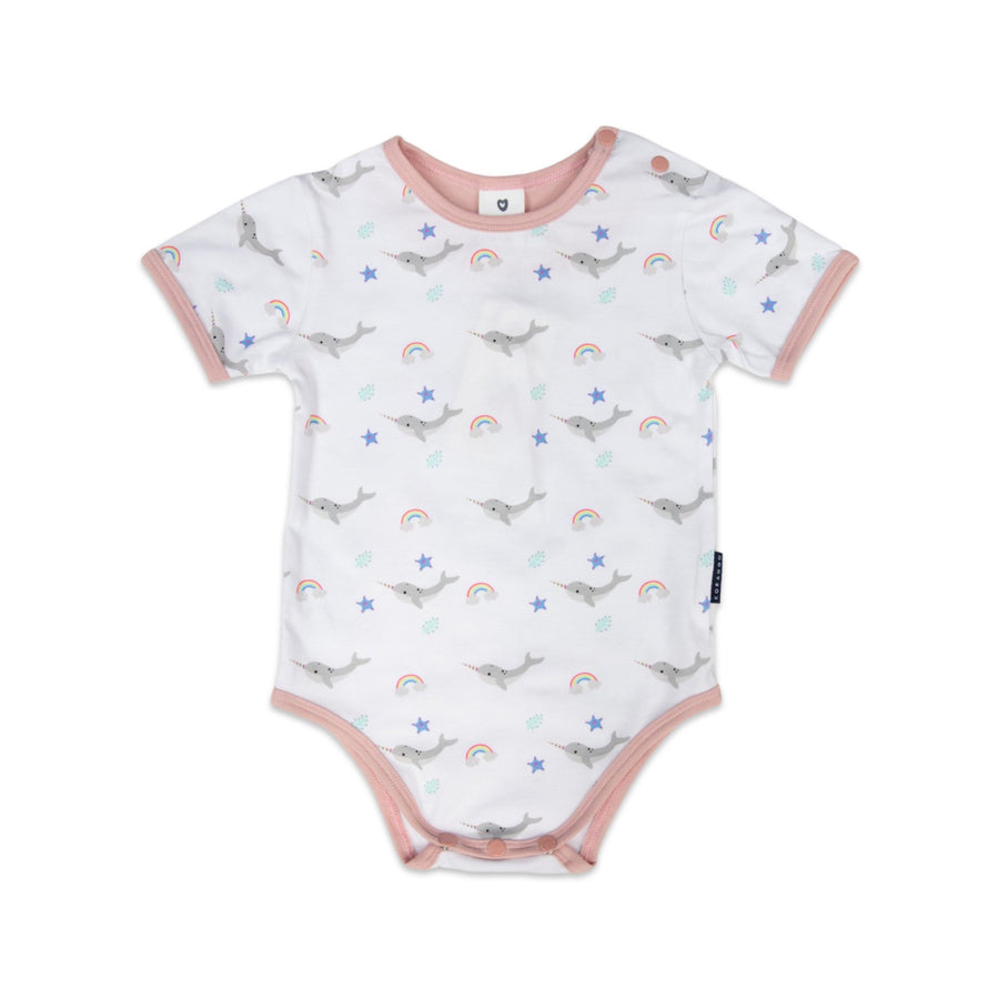 Narwhal Bodysuit White