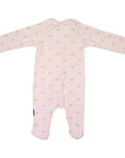 Unicorn Zip Long Sleeve Romper Light Pink