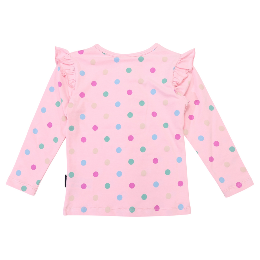 Polkadot Tee Pink