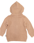 Lined Knit Jacket Chestnut