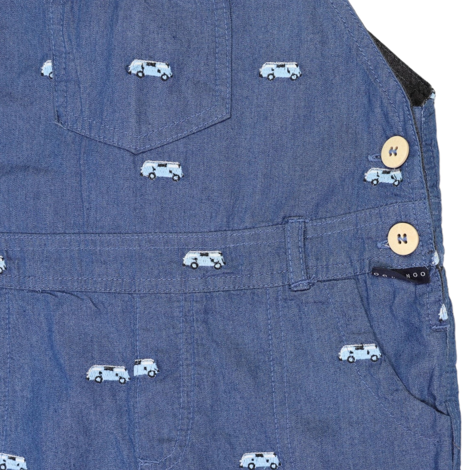 Kombi Van Embroidered Overalls Euro