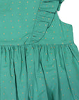 Gold Spot Frill Sunsuit Green