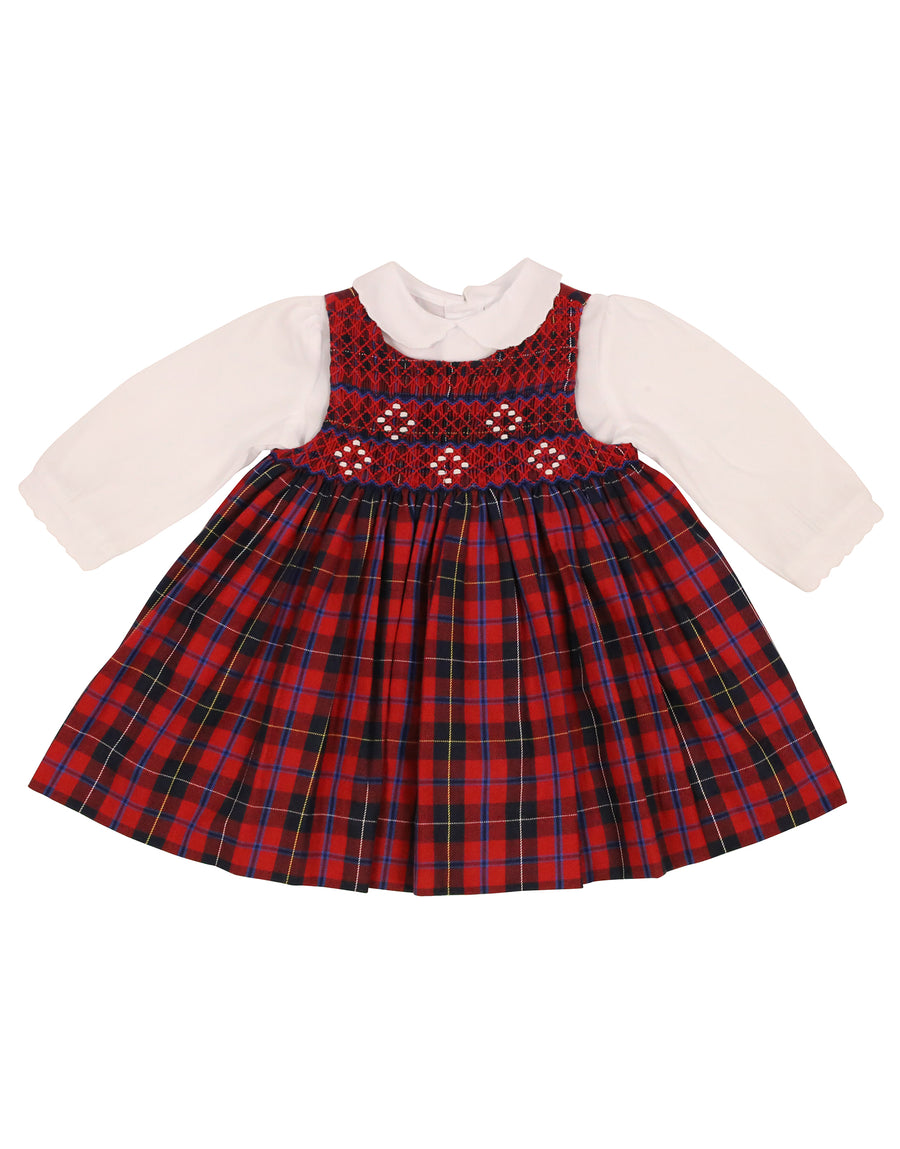 Plaid Pinafore & Blouse