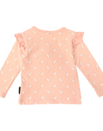 All Over Print Unicorn Top Dusty Pink