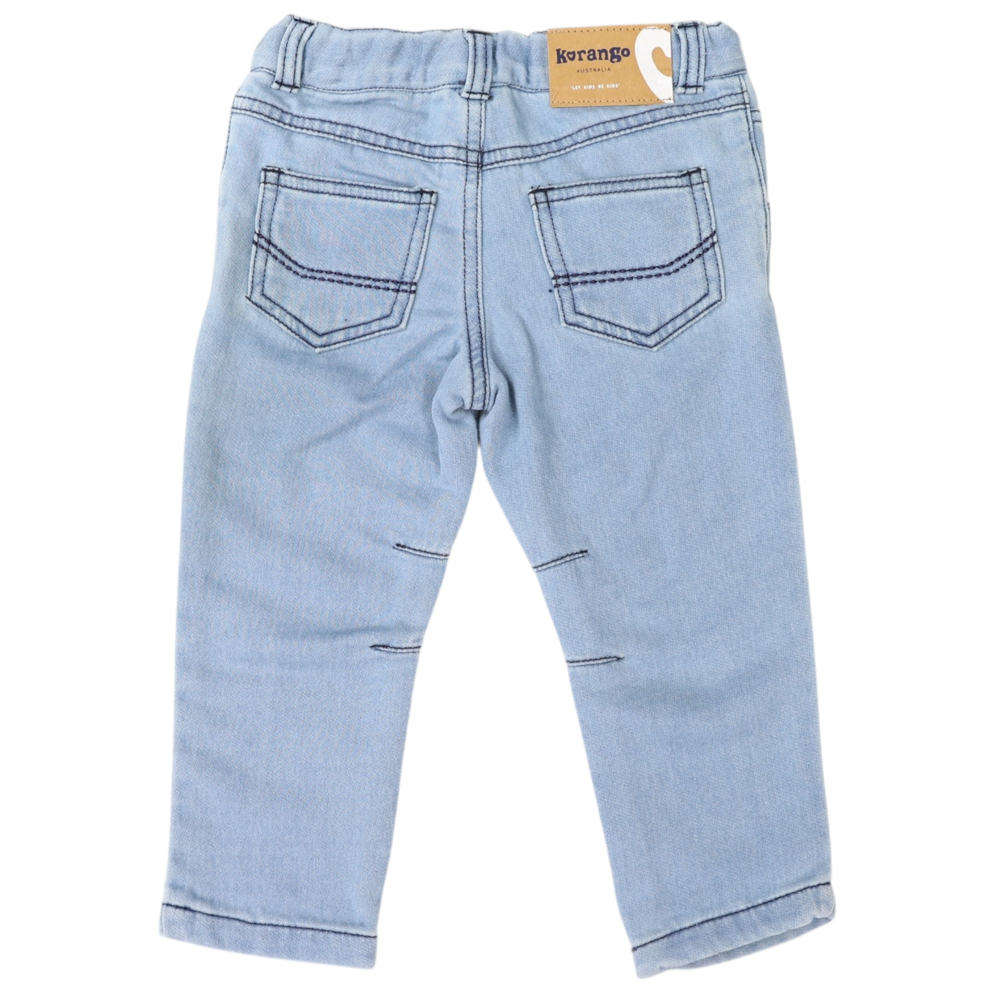 Denim Jean with Adjustable Waist Light