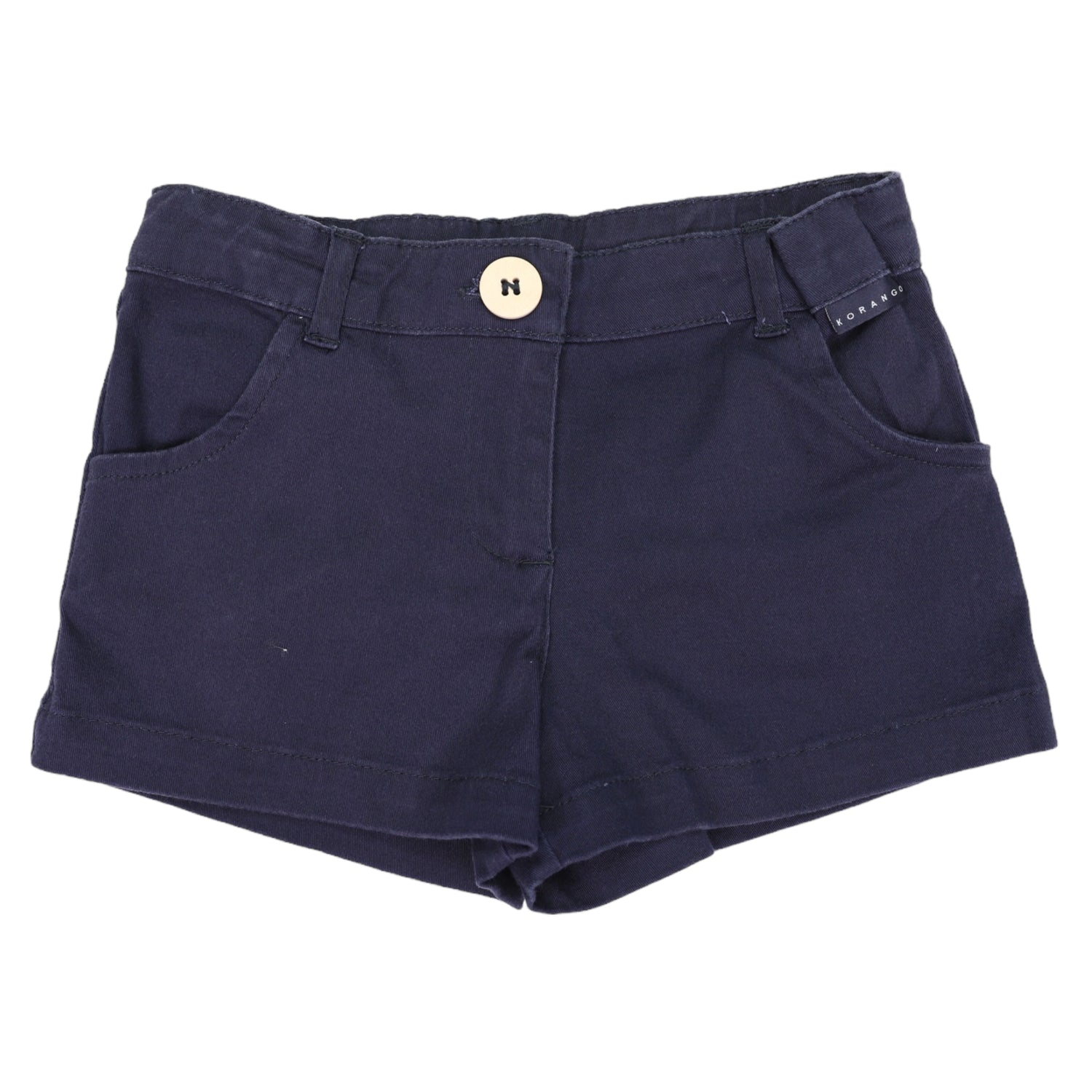 Girls Stretch Twill Short Navy