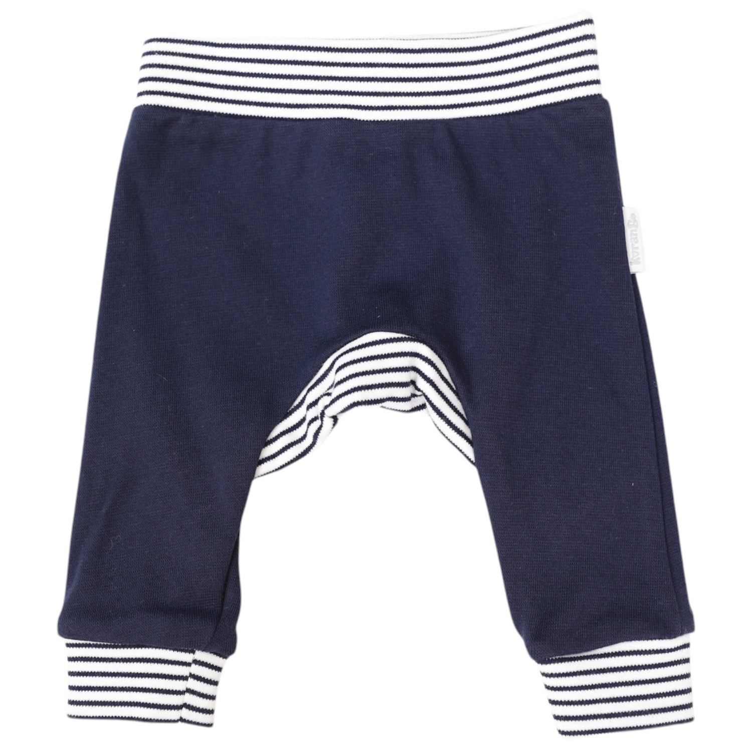 Cotton Legging Navy with Stripe Detailing