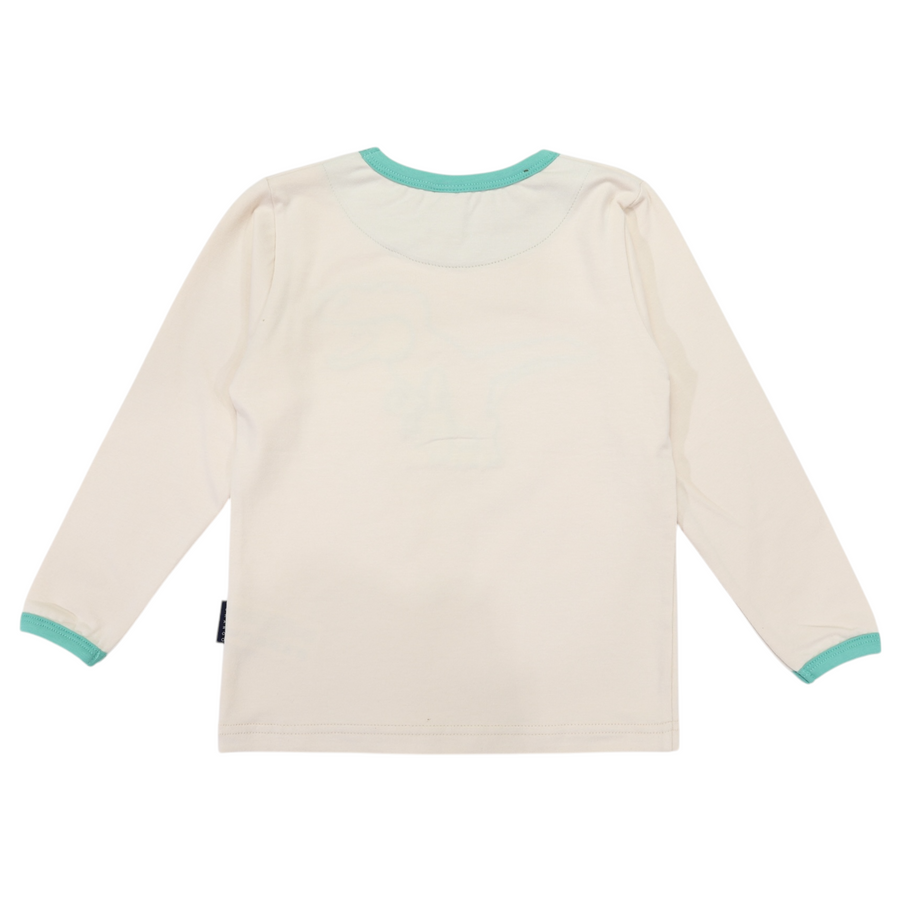 T-REX Applique Tee Beige