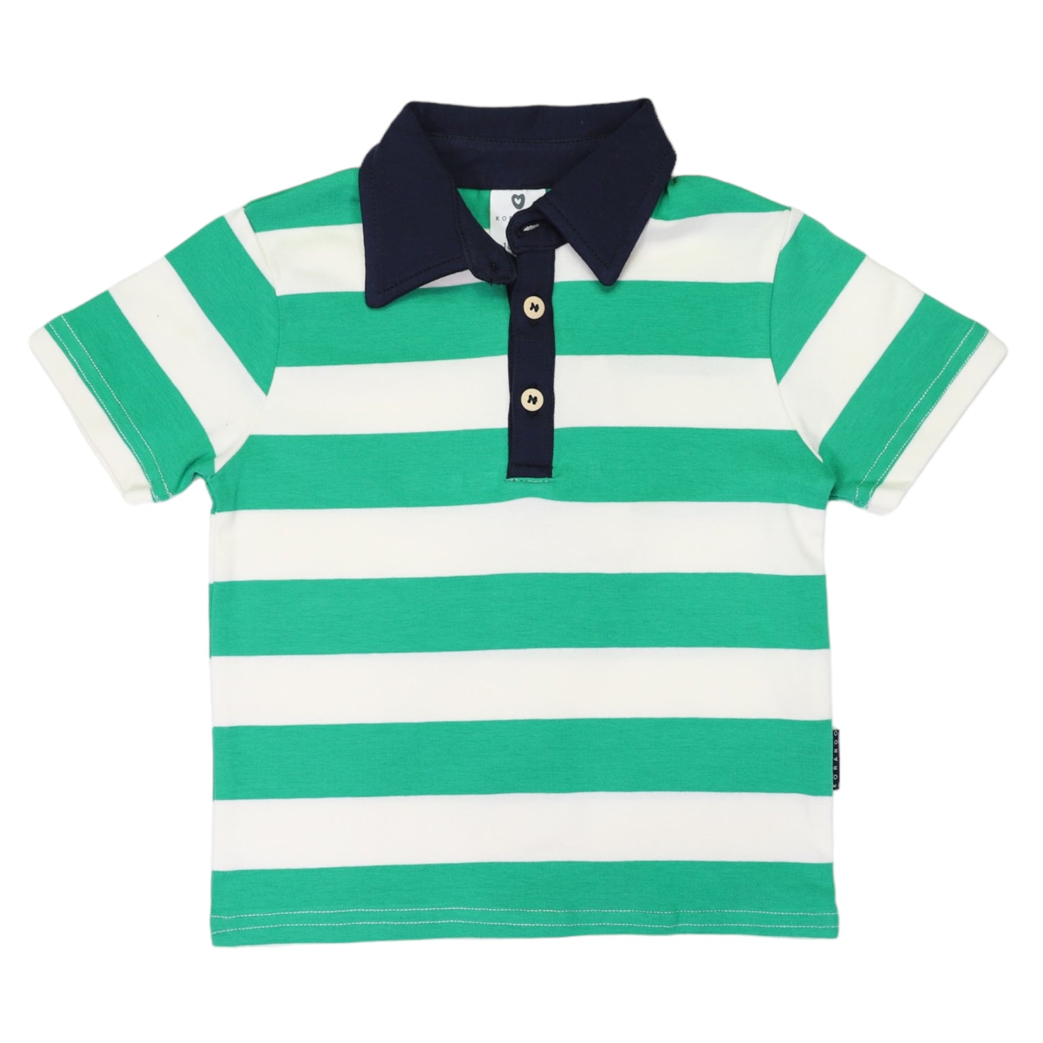 Striped Polo Green Stripe