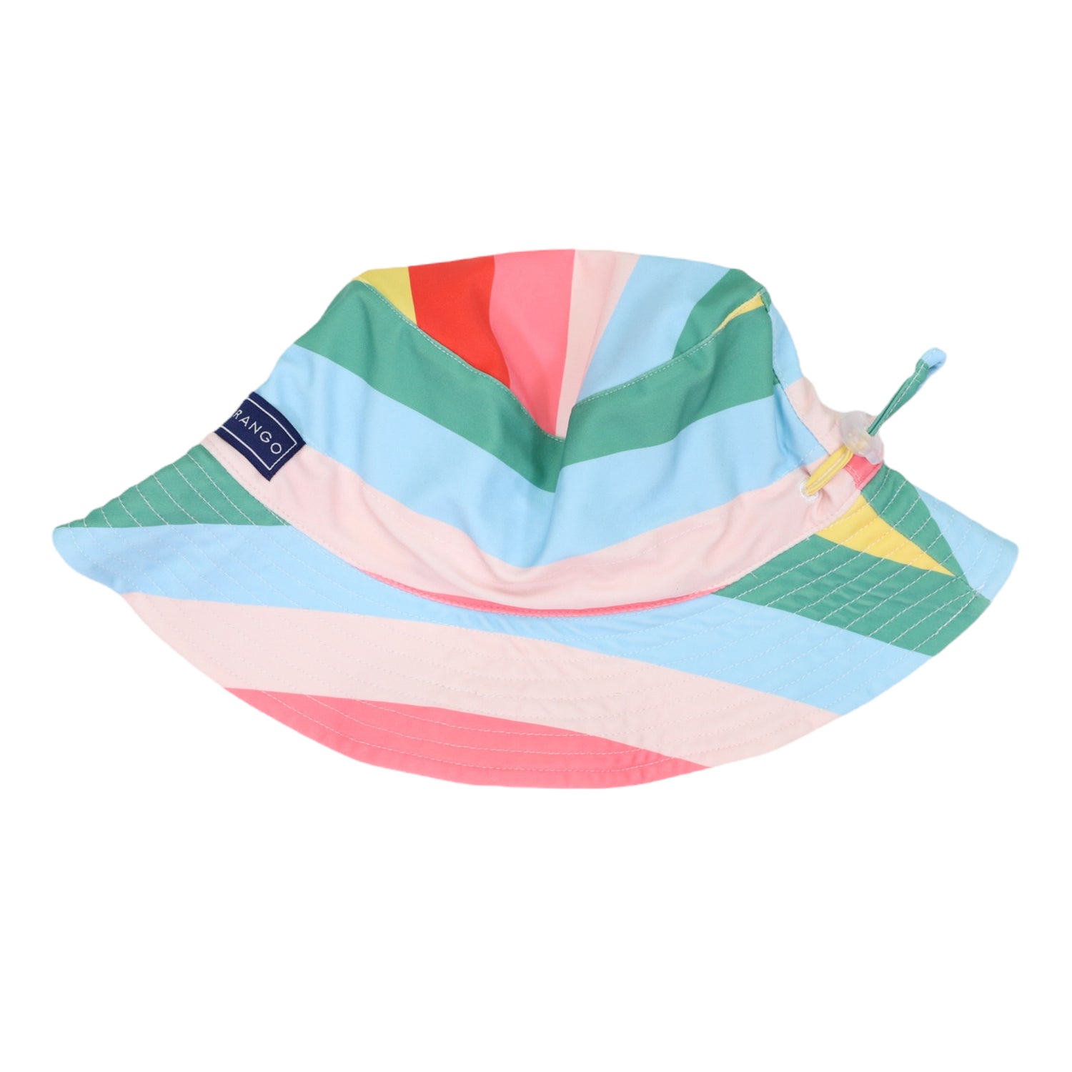Swim Sun Hat Rainbow Stripe