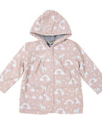 Colour Change Unicorn Raincoat Dusty Pink