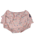 Narwhal Cotton Frill Pant Pink