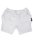 Swan Cotton Frill Short White