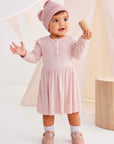 Cotton Modal Dress Dusty Pink