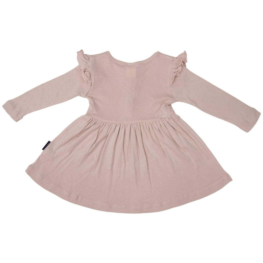 Cotton Modal Dress Dusty Pink