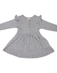 Cotton Modal Dress Grey Marle