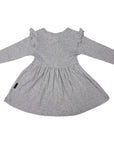 Cotton Modal Dress Grey Marle