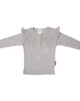 Cotton Modal Top Grey Marle