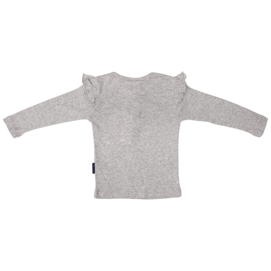 Cotton Modal Top Grey Marle