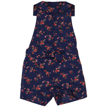 Navy Floral Floral Zip Playsuit