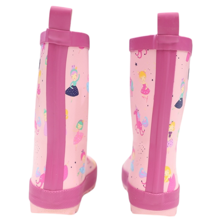 Dancing Unicorn Gumboot Pink