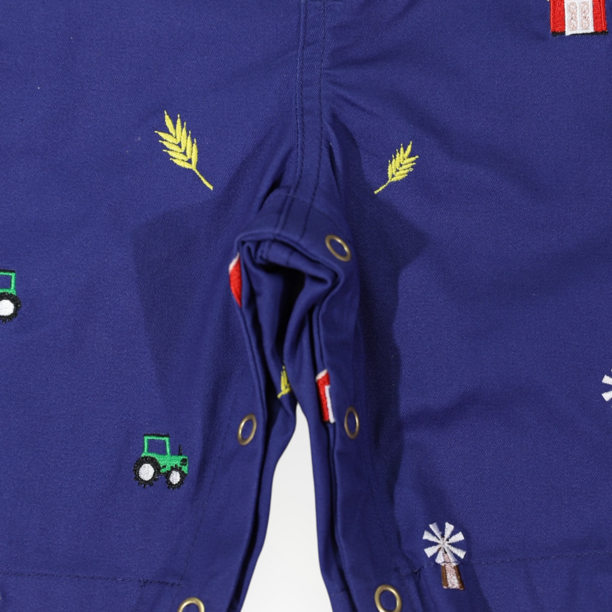 Emb. Overall Navy