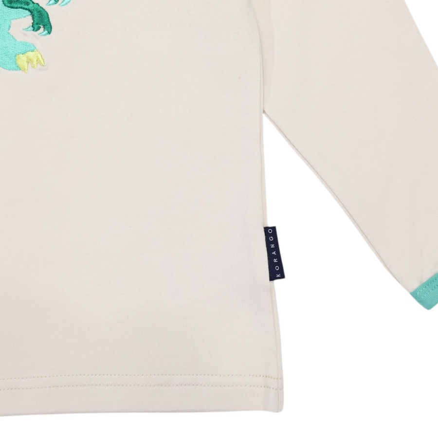 T-REX Applique Tee Beige