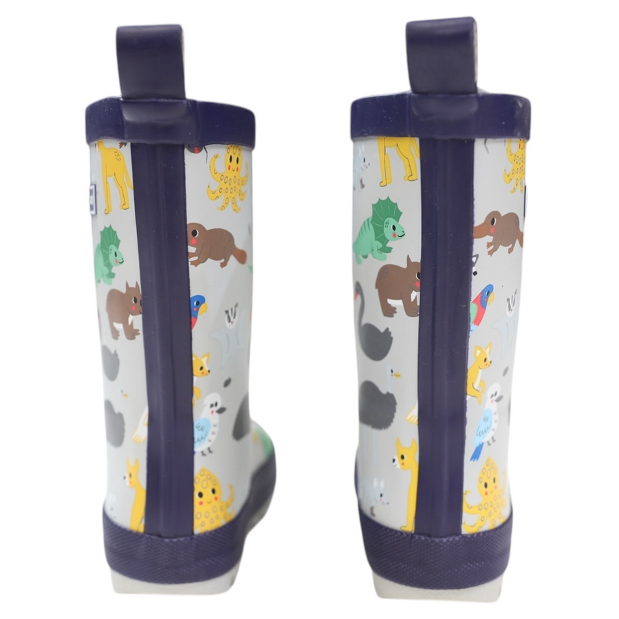 Australian Animal Gumboot Grey