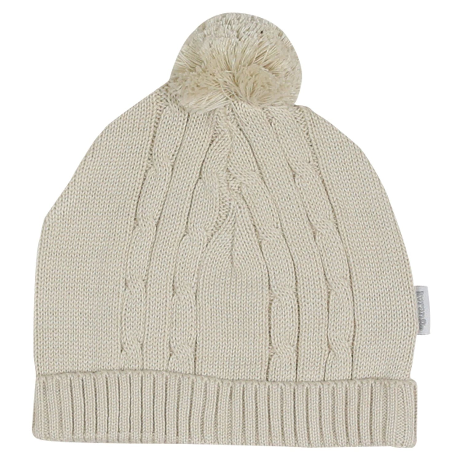 Cable Knit Beanie Beige