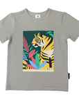 Jungle Tiger Tee Green