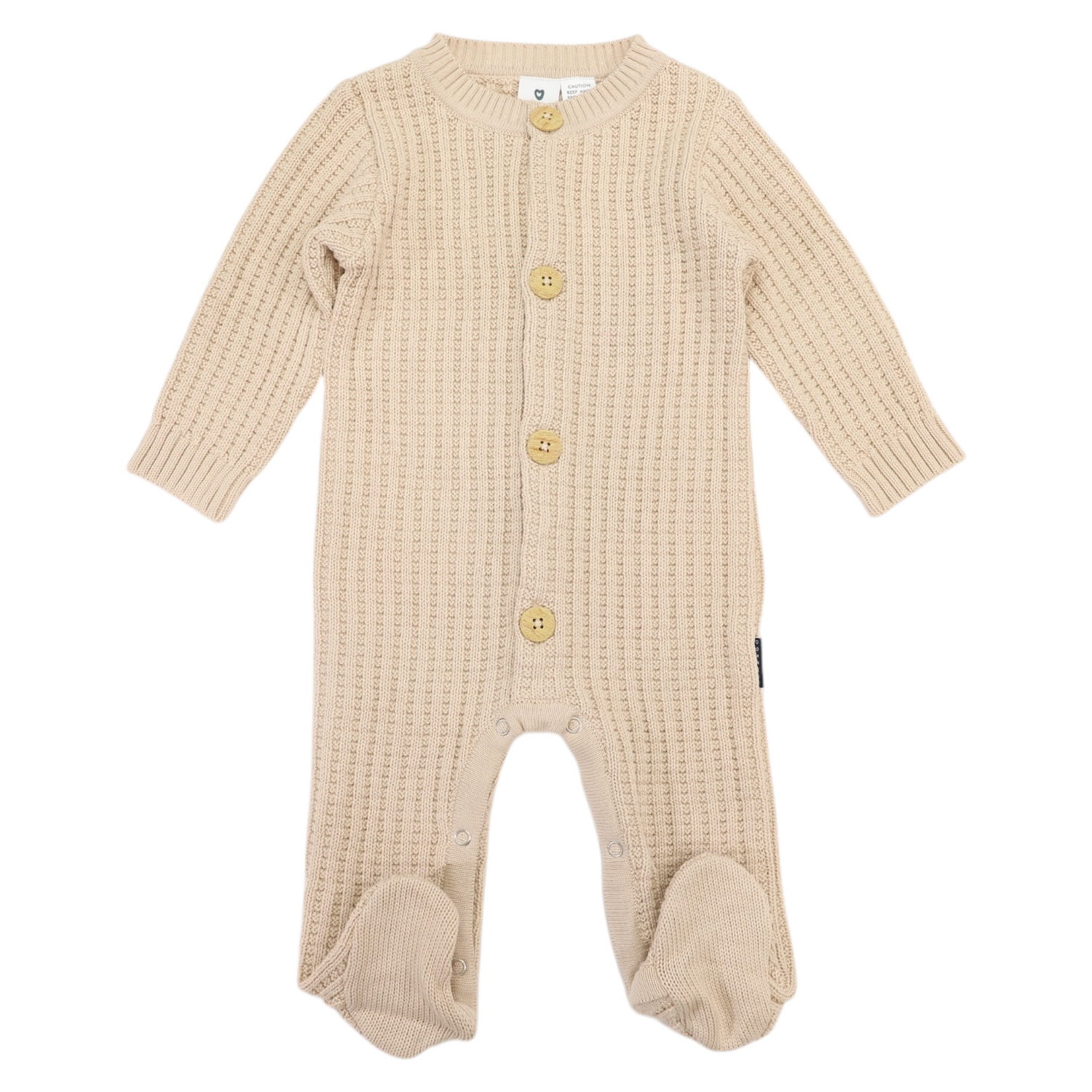Knit Onesie Beige