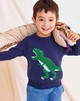 Dinosaur Sweater Navy